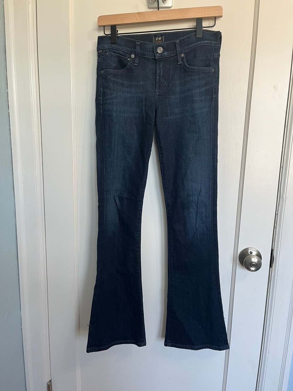 Citizens of Humanity Jerome Dahan Bootcut Jeans Sz 25 *Snags at Hem USA Made